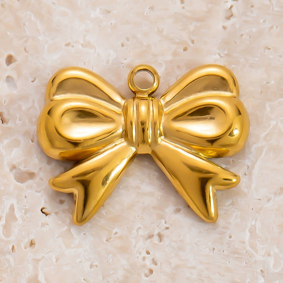 Jewelry Accessories Titanium Steel Heart Pearl Butterfly Love Flowers Minimalist Electroplating Pendant For Women