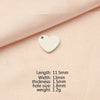 Jewelry Accessories Titanium Steel Love Puzzle Pendant With Splicing Split Style And Fine Polishing
