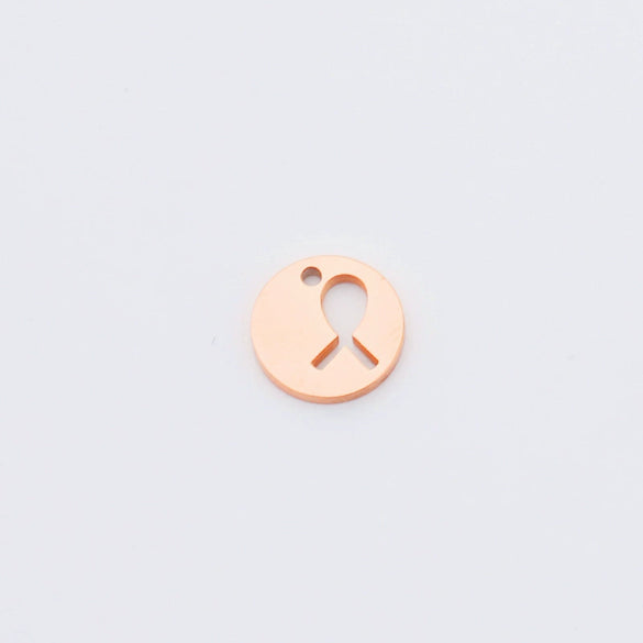 Jewelry Accessories Titanium Steel Round Pendant Mirror Polished Electroplated Totem Geometric Style