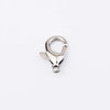 Jewelry Accessories Titanium Steel Shrimp Bow Buckle Lobster Buckle Electroplated Street Geometric Doll Pendant