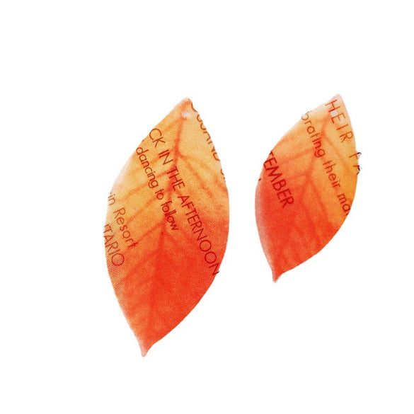 Jewelry Accessories Translucent Tulle Leaf Earrings Pendant