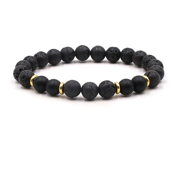 Jewelry Accessories Unisex Handmade Agate Bracelet With Geometric Pattern