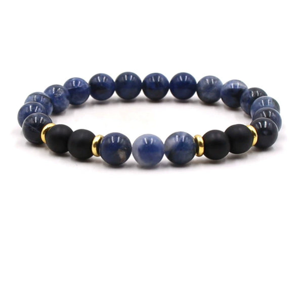 Jewelry Accessories Unisex Handmade Agate Bracelet With Geometric Pattern