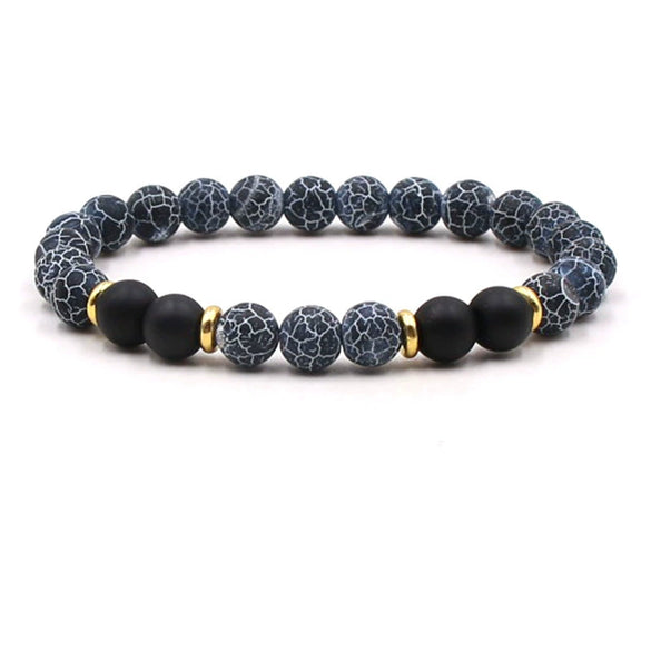 Jewelry Accessories Unisex Handmade Agate Bracelet With Geometric Pattern