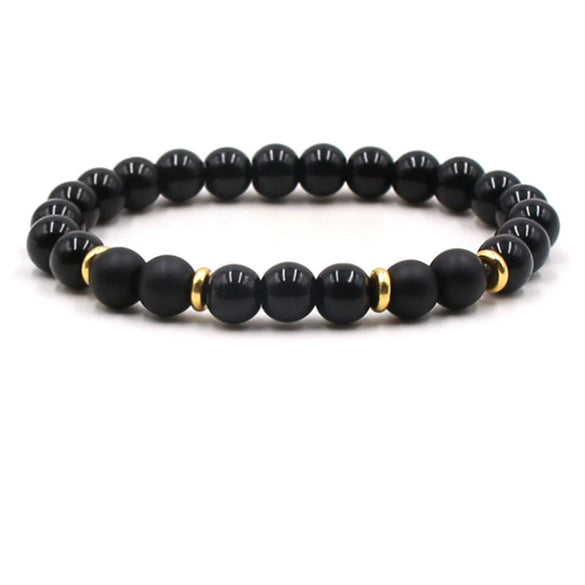 Jewelry Accessories Unisex Handmade Agate Bracelet With Geometric Pattern