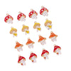 Jewelry Accessories Zinc Alloy Dripping Oil Small Mushroom Pendant With Totem Pattern