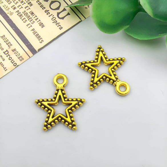 Jewelry Accessories Zinc Alloy Pendant Retro Antique Style Electroplated With Sun Moon Star Pattern