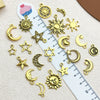 Jewelry Accessories Zinc Alloy Pendant Retro Antique Style Electroplated With Sun Moon Star Pattern