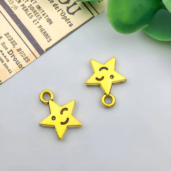 Jewelry Accessories Zinc Alloy Pendant Retro Antique Style Electroplated With Sun Moon Star Pattern