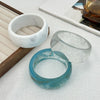 Jewelry Acrylic Exaggerated Ins Geometric Handmade Round Transparent Sequin Bracelet