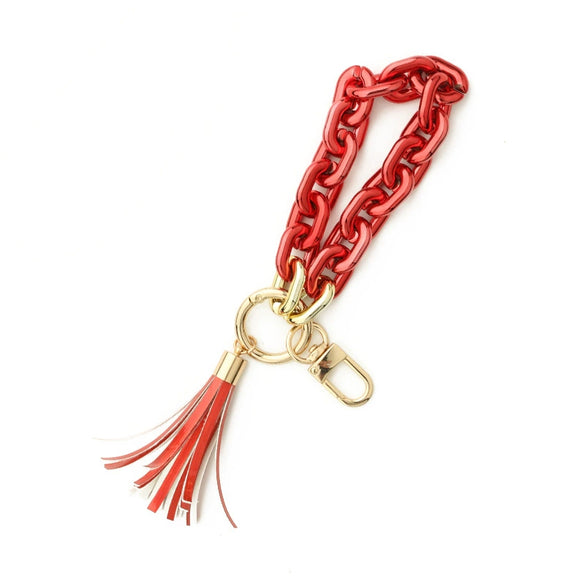 Jewelry Acrylic Geometric Handmade Ladies Keychain Bracelet