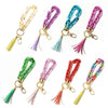 Jewelry Acrylic Geometric Handmade Ladies Keychain Bracelet