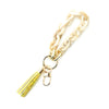 Jewelry Acrylic Geometric Handmade Ladies Keychain Bracelet