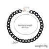 Jewelry Acrylic Hiphop Style Geometric Flat Necklace For Women