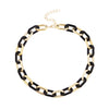 Jewelry Acrylic Hiphop Style Geometric Flat Necklace For Women