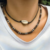 Jewelry Alloy Acrylic Wax Thread Handmade Star Pattern Women's Vintage Beaded Necklace