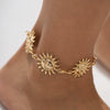 Jewelry Alloy And Iron Chain Geometric Style Women's Anklet With Tassel