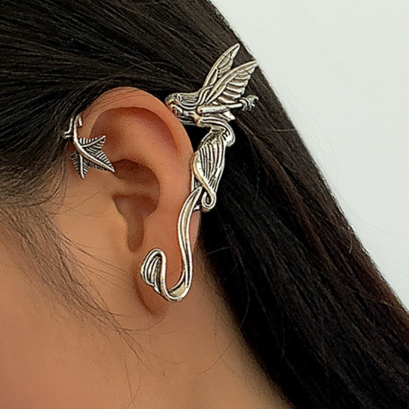 Jewelry Alloy Animal Shaped Retro Electroplated Earrings