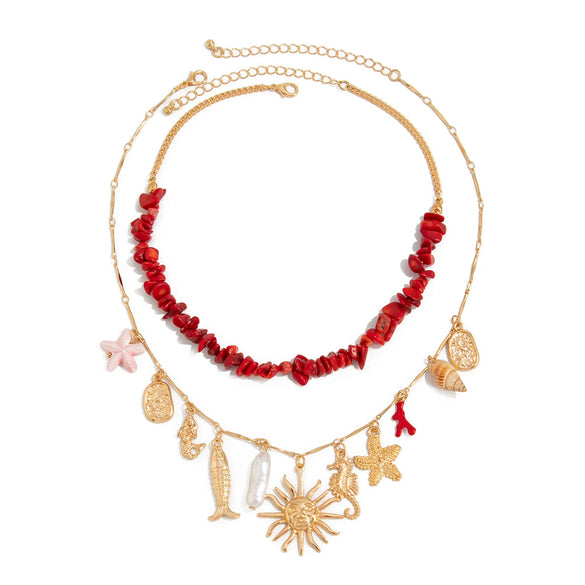 Jewelry Alloy Animal Zodiac Electroplating Pendant Necklace For Women