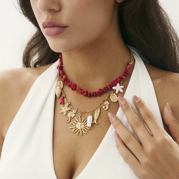 Jewelry Alloy Animal Zodiac Electroplating Pendant Necklace For Women