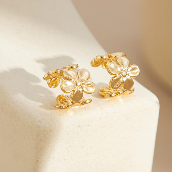 Jewelry Alloy Animal Zodiac Style Starfish Scallop Pendant Earrings Ear Clip Electroplating