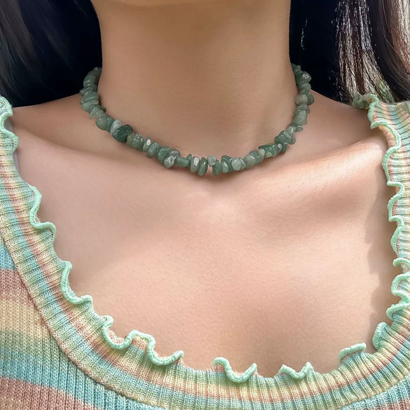 Jewelry Alloy Artificial Crystal Dragonfly Zodiac Geometric Irregular Gravel Multi Layer Necklace For Women Electroplated