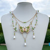Jewelry Alloy Ball Chain Butterfly Zodiac Geometric Dripping Oil Women's Necklace