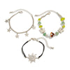 Jewelry Alloy Beaded Bracelet With Mushroom Butterfly Pendant Animal Zodiac Star Geometric Electroplating For Women