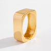 Jewelry Alloy Bracelet Irregular Shape Ins Style Grinding Angle Electroplating