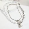 Jewelry Alloy Butterfly Necklace With Electroplating Treatment Featuring Animal Patterns