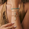 Jewelry Alloy Copper Iron Crystal Punk Geometric Electroplated Clavicle Chain