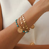 Jewelry Alloy Copper Iron Crystal Punk Geometric Electroplated Clavicle Chain