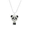 Jewelry Alloy Copper Love Bear Pendant Necklace With Diamond Microinlay Electroplating Water Wave Chain Animals Zodiac Style