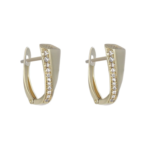 Jewelry Alloy Copper Zinc Alloy Electroplated Letter Style For Women