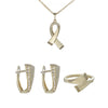 Jewelry Alloy Copper Zinc Alloy Electroplated Letter Style For Women