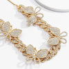 Jewelry Alloy Cuban Chain Necklace With Animals And Zodiac Pattern Retro Exaggerated Style