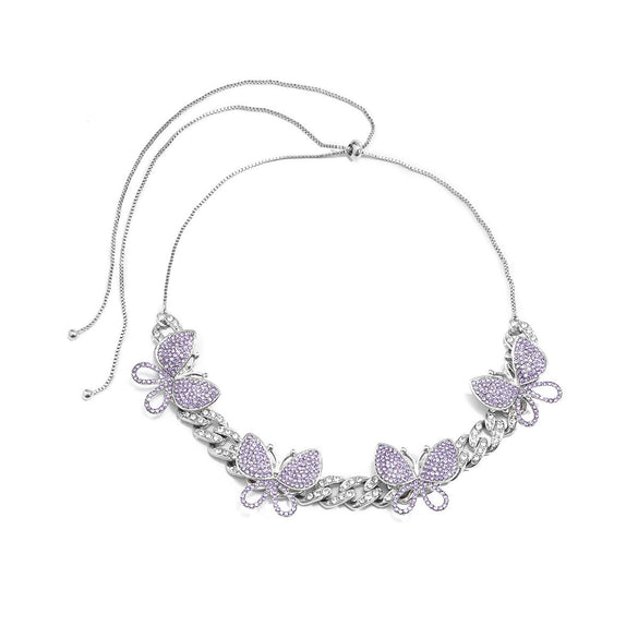 Jewelry Alloy Cuban Chain Necklace With Animals And Zodiac Pattern Retro Exaggerated Style
