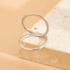 Jewelry Alloy Curved Smooth Spring Irregular Ins Style Electroplated Bracelet