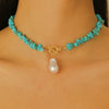 Jewelry Alloy Devil's Eye Geometric Handmade Bohemian Style Necklace For Women