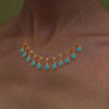 Jewelry Alloy Devil's Eye Geometric Handmade Bohemian Style Necklace For Women