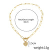 Jewelry Alloy Devil's Eye Pendant Multilayer Necklace With Geometric Wave Pattern And Electroplating Treatment For Women