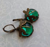 Jewelry Alloy Dragonfly Pattern Electroplated Pastoral Style Women's Earrings