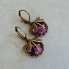 Jewelry Alloy Dragonfly Pattern Electroplated Pastoral Style Women's Earrings