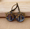 Jewelry Alloy Dragonfly Pattern Electroplated Pastoral Style Women's Earrings