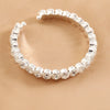 Jewelry Alloy Elastic Bracelet Women's Diamond Round Style