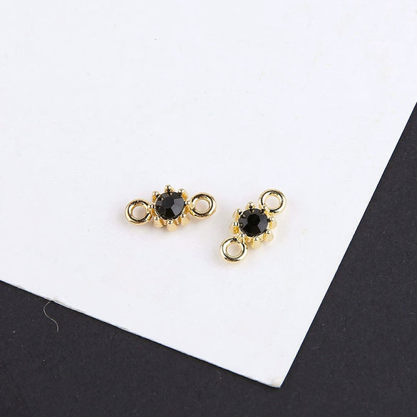 Jewelry Alloy Electroplating Double Hanging Diamond Cup Pearl Pendant Earrings Necklace Accessories With Line Pattern
