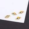Jewelry Alloy Electroplating Double Hanging Diamond Cup Pearl Pendant Earrings Necklace Accessories With Line Pattern