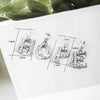 Jewelry Alloy English Letters Pendant With Electroplating For Women
