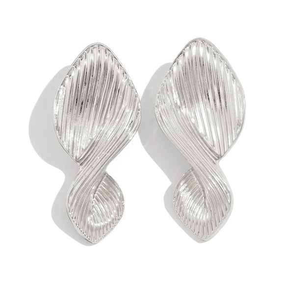 Jewelry Alloy Exaggerated Geometric Square Electroplated Earrings For Women