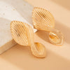 Jewelry Alloy Exaggerated Geometric Square Electroplated Earrings For Women